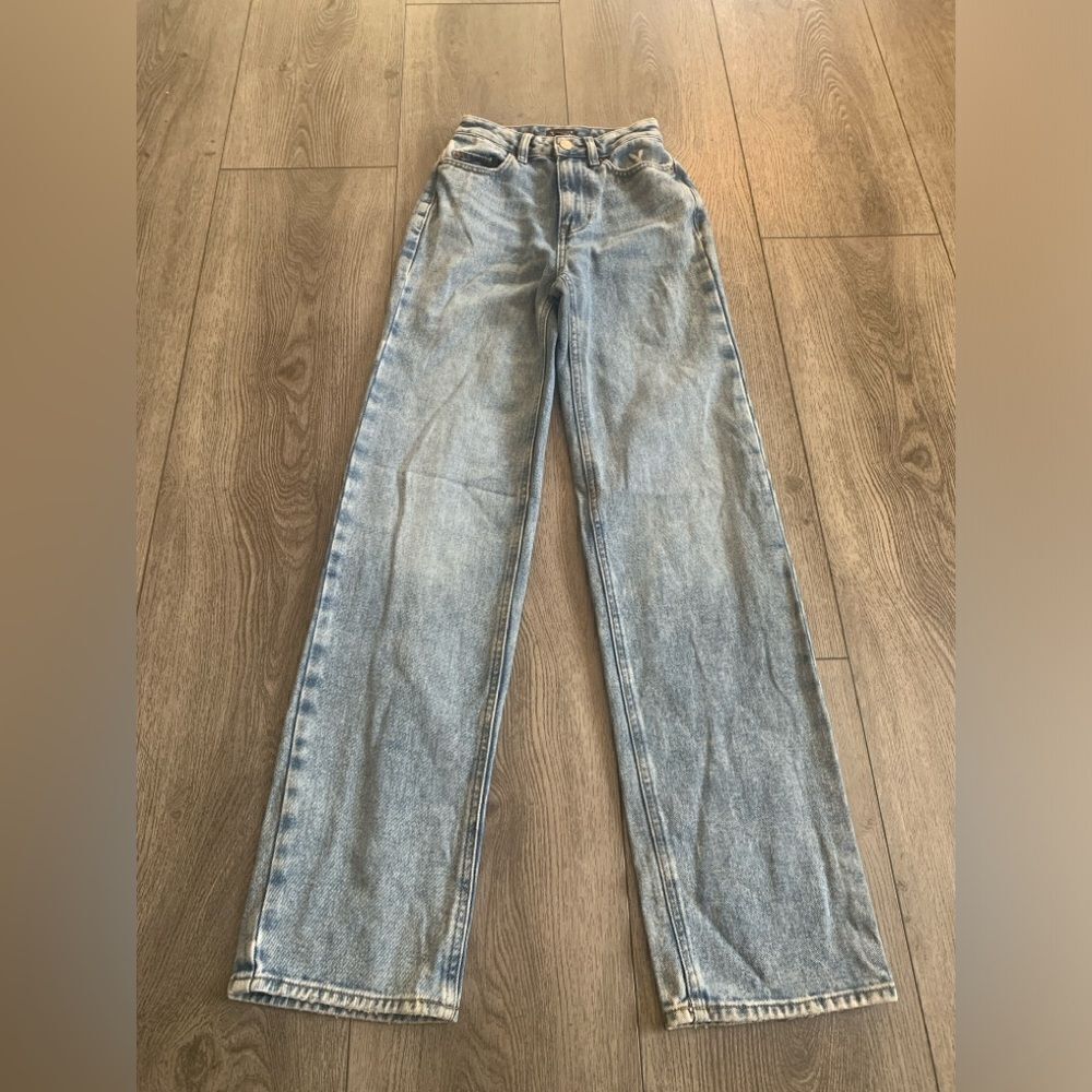 Playboy By PacSun Light Blue Back Slash Boyfriend Jeans NWOT